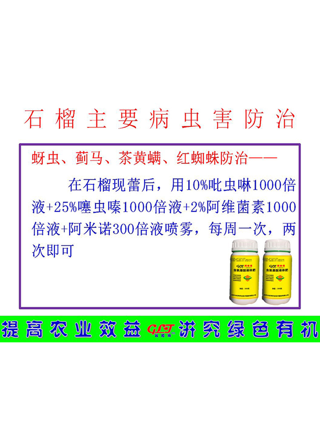 石榴主要病蟲(chóng)害防治